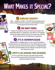 Rival Restaurants Board Games Gap Closer Games