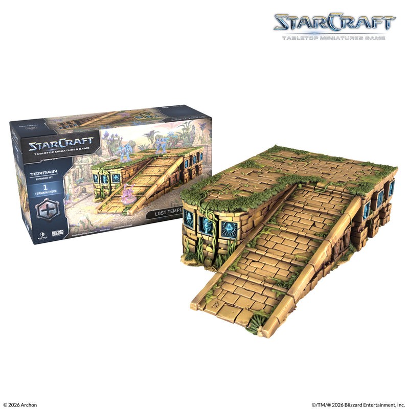 [PREORDER] StarCraft: Tabletop Miniatures Game - Lost Temple Ramp Terrain Expansion Set