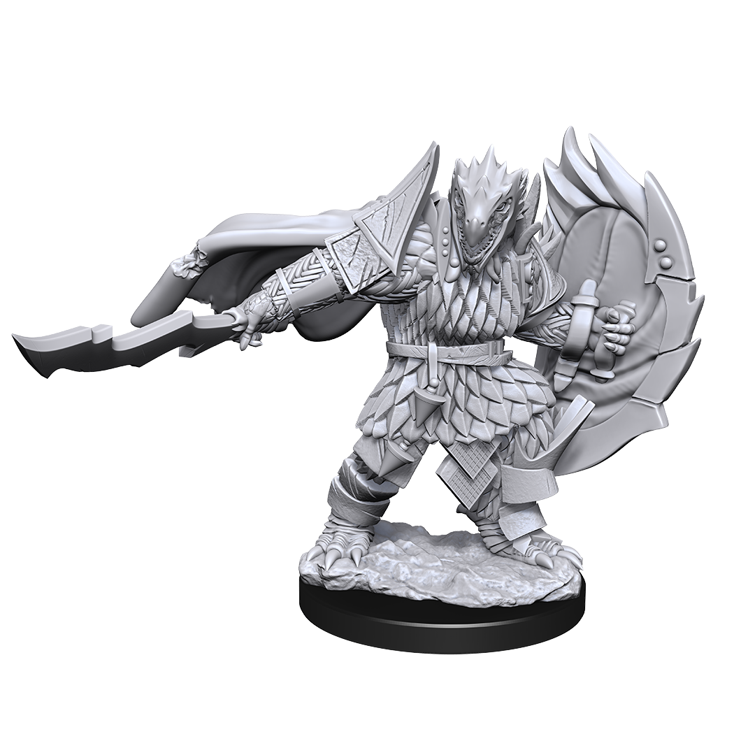 D&D Nolzur’s Marvelous Miniatures: W15 Dragonborn Fighter (Male) RPG Miniatures WizKids