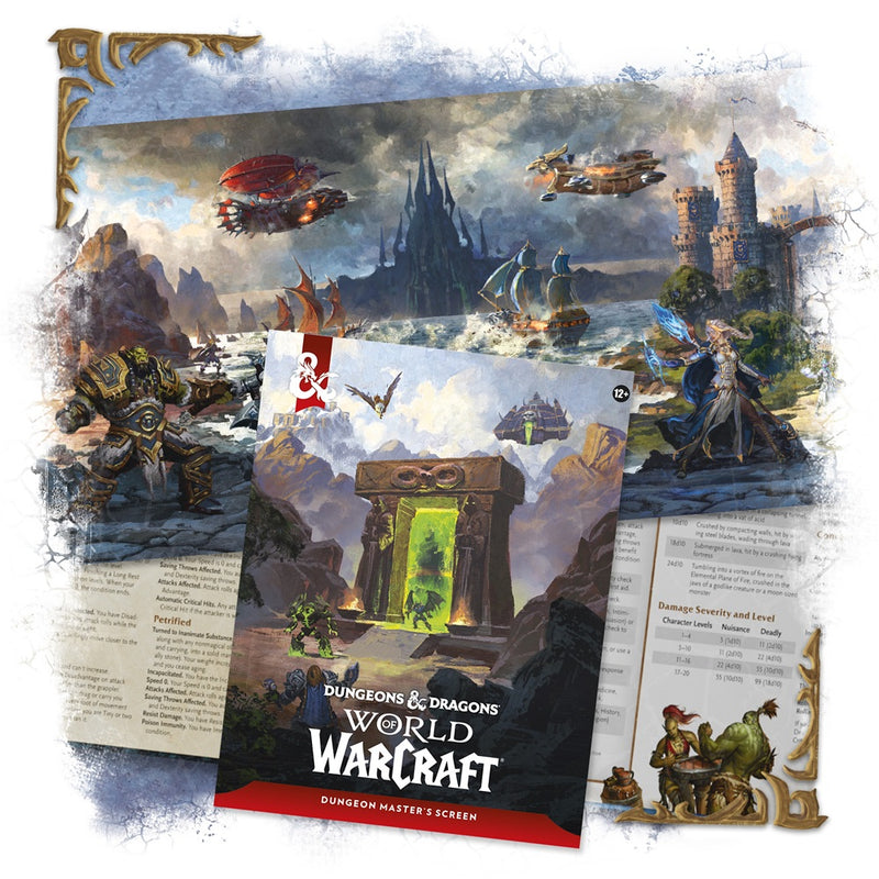 D&D: World of Warcraft - Dungeon Master's Screen Dungeons & Dragons 5E Wizards of the Coast