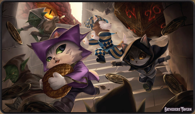 Gatherer's Tavern: Domaru Series Playmat - "The Die is Cast" Playmats Gatherer's Tavern