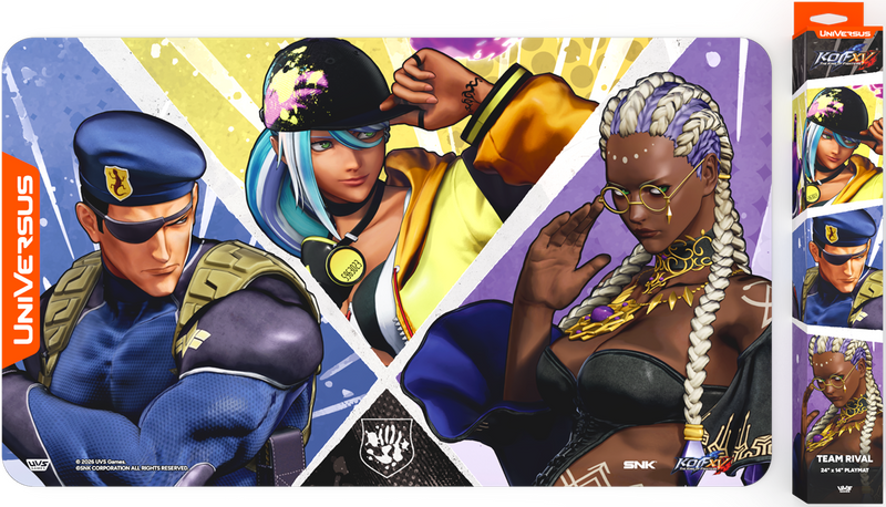 UniVersus: Playmat - "Team Rival" King of Fighters XV: Challenger Series Playmats UVS Games