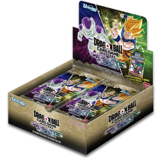 Dragon Ball Super Masters: B28 New Series Set 1 Booster Box Prismatic Clash Dragon Ball Super Sealed Dragon Ball Super