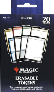 Ultra Pro: Erasable Tokens 20Ct MTG Dice & Gaming Accessories Ultra Pro