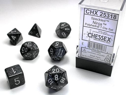 Chessex: 7-Die Set Speckled - Ninja Dice & Gaming Accessories Chessex
