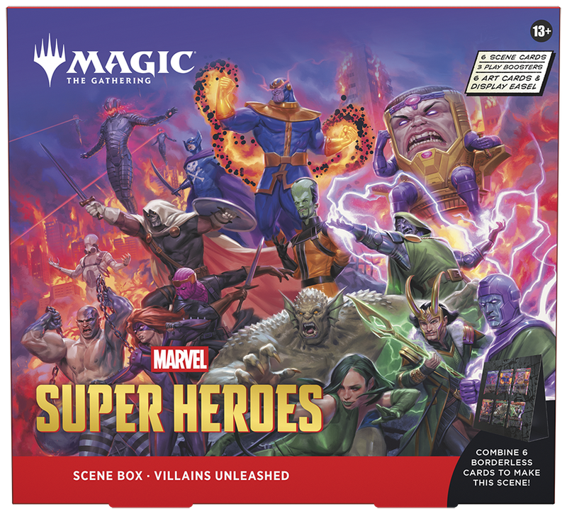 MTG Marvel Super Heroes - Scene Box (Villains Unleashed) (Release Date: June 19) MTG Sealed Magic: The Gathering