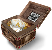 FanRoll: D&D Fizban's Fortune - Mystery Oversized Dragon D20 Box (25mm) Dice & Gaming Accessories Metallic Dice Games