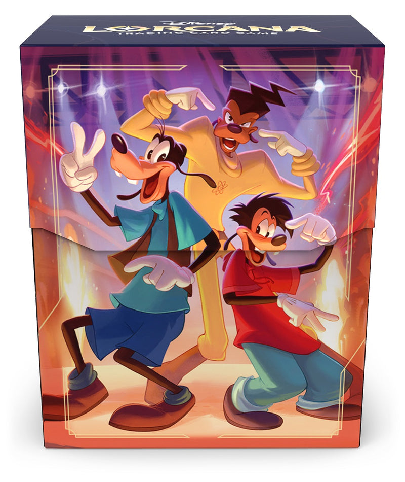 Disney Lorcana: Deck Box 80+ - "Goof Troop" Fabled Deck Boxes & Storage Ravensburger