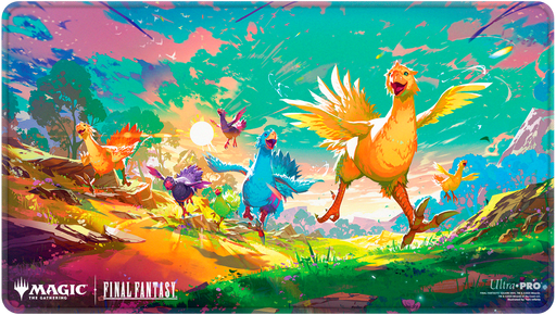 Ultra Pro: Holofoil Stitched Playmat - "Traveling Chocobos" MTG Final Fantasy Universes Beyond Playmats Ultra Pro