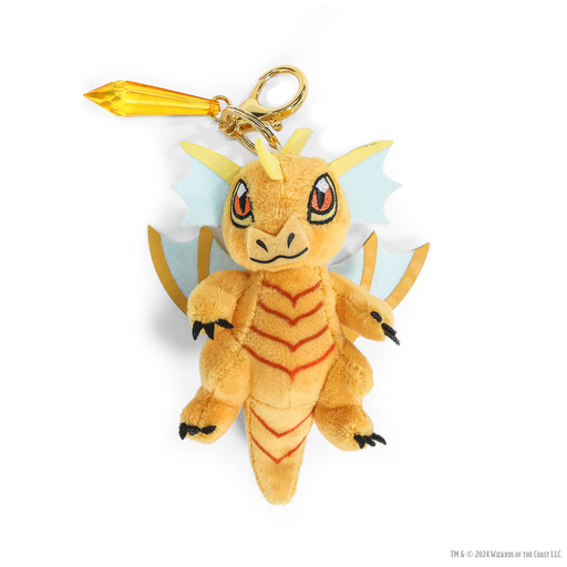 D&D: 3" Plush Charm - "Topaz Wyrmling" 50th Anniversary Gem Wyrmling Toys & Plushes kidrobot