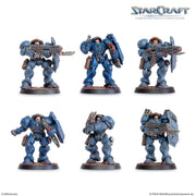 StarCraft: Tabletop Miniatures Game - Terran Starter Set Founders Edition (Release Date: October 5) StarCraft: Tabletop Miniatures Game Archon Studio