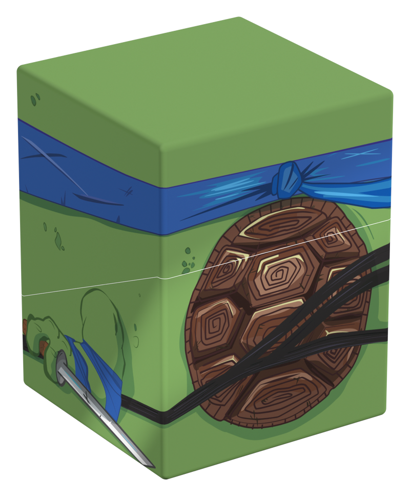 Ultimate Guard: Squaroes 100+ - "Action Mode Leonardo" Paramount TMNT Deck Boxes & Storage Ultimate Guard