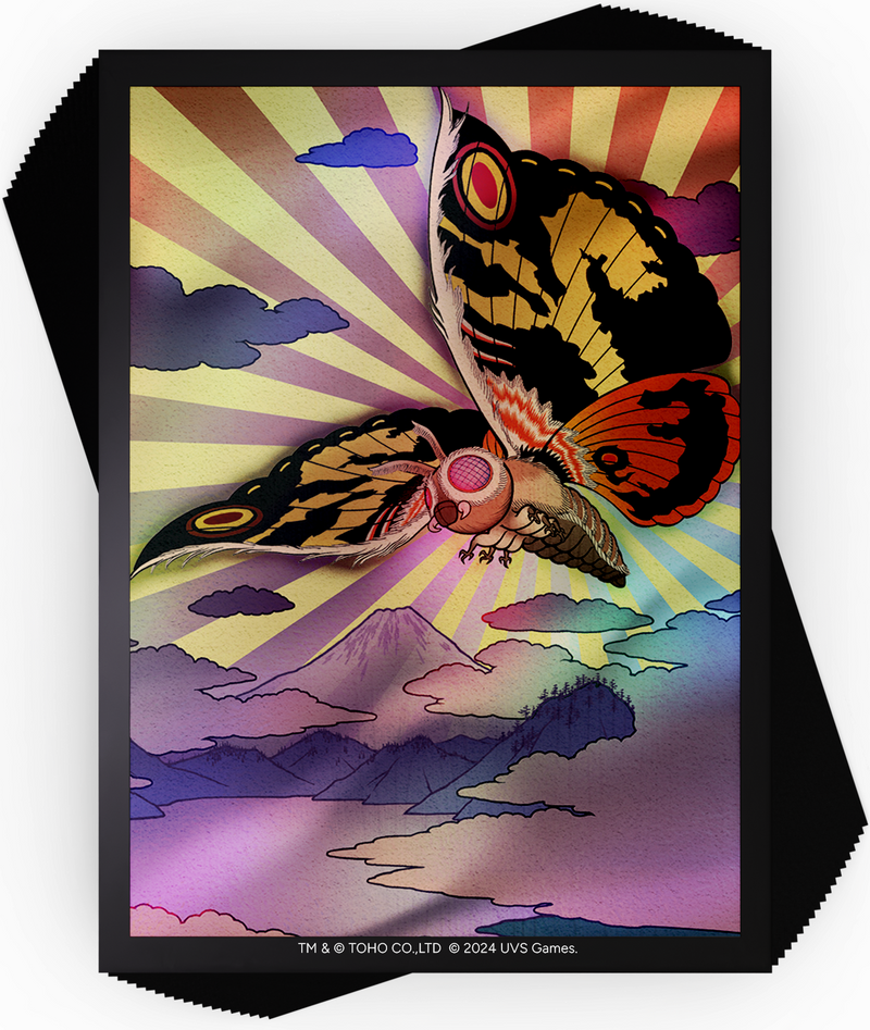 UniVersus: Holofoil Art Sleeves - "Mothra" Godzilla 100Ct Card Sleeves UniVersus