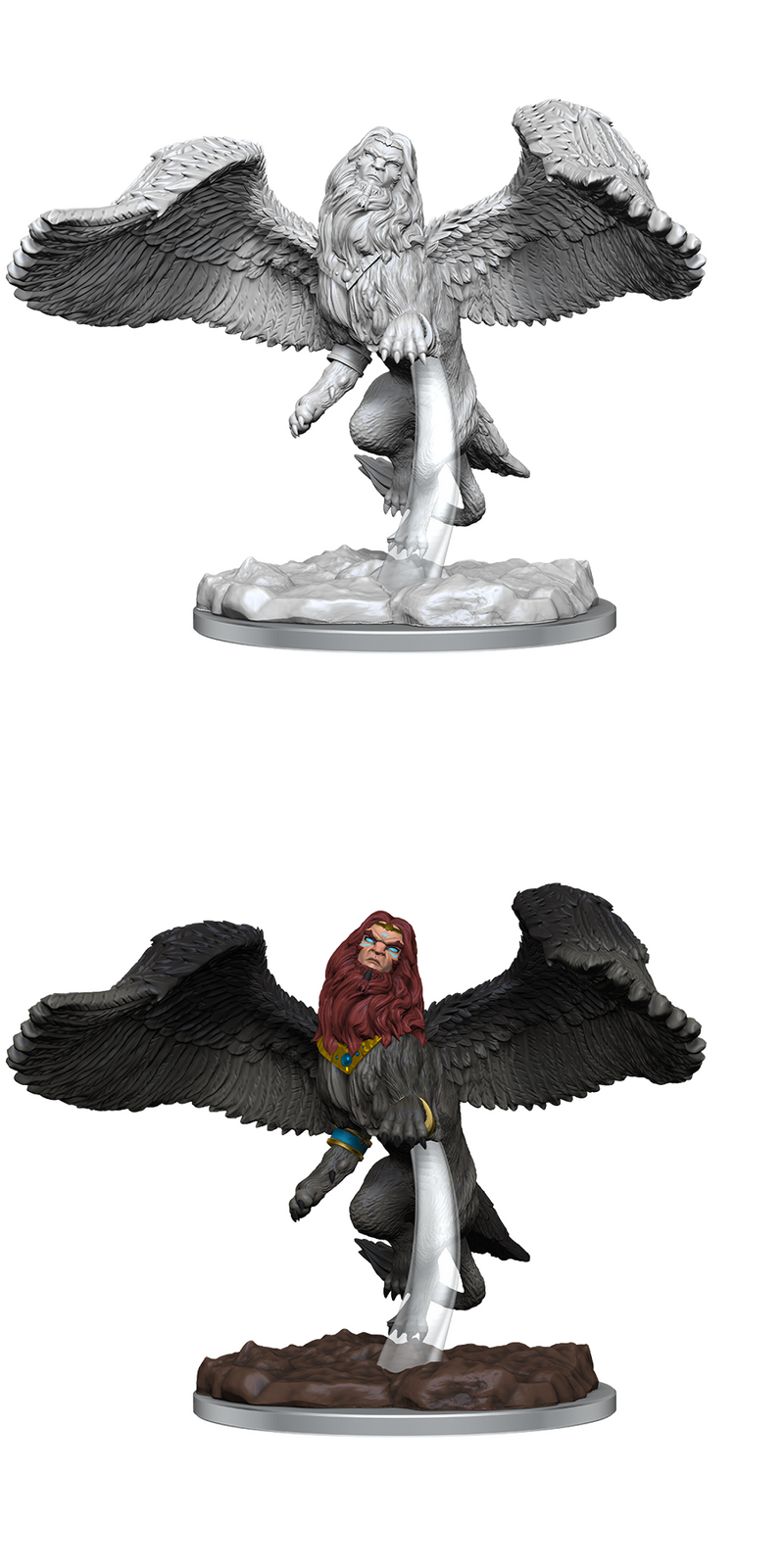 Critical Role Unpainted Miniatures: W3 Sphinx Male Unpainted Miniatures WizKids