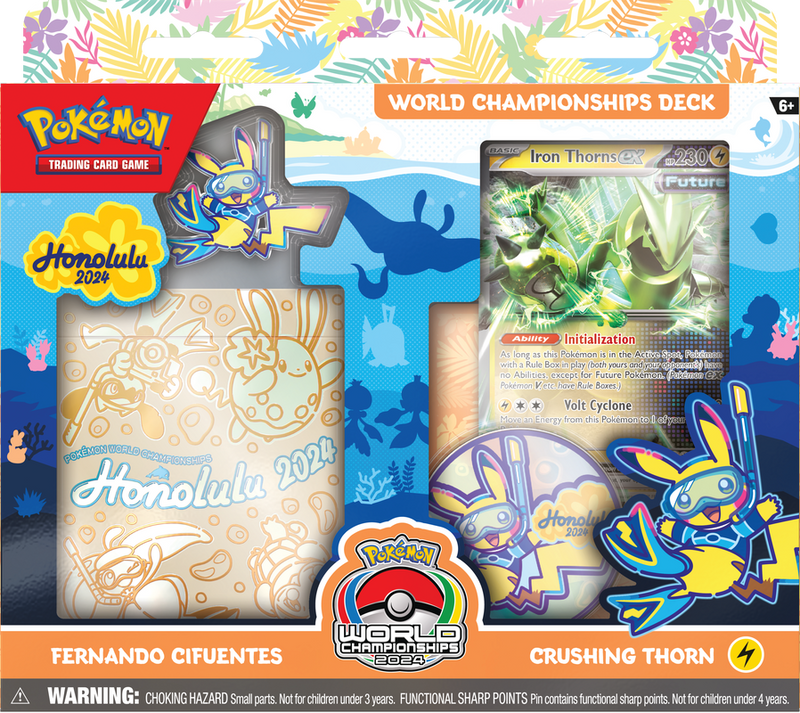 Pokémon 2024 World Championships Deck (Crushing Thorn - Fernando Cifuentes) Pokemon Sealed Pokémon