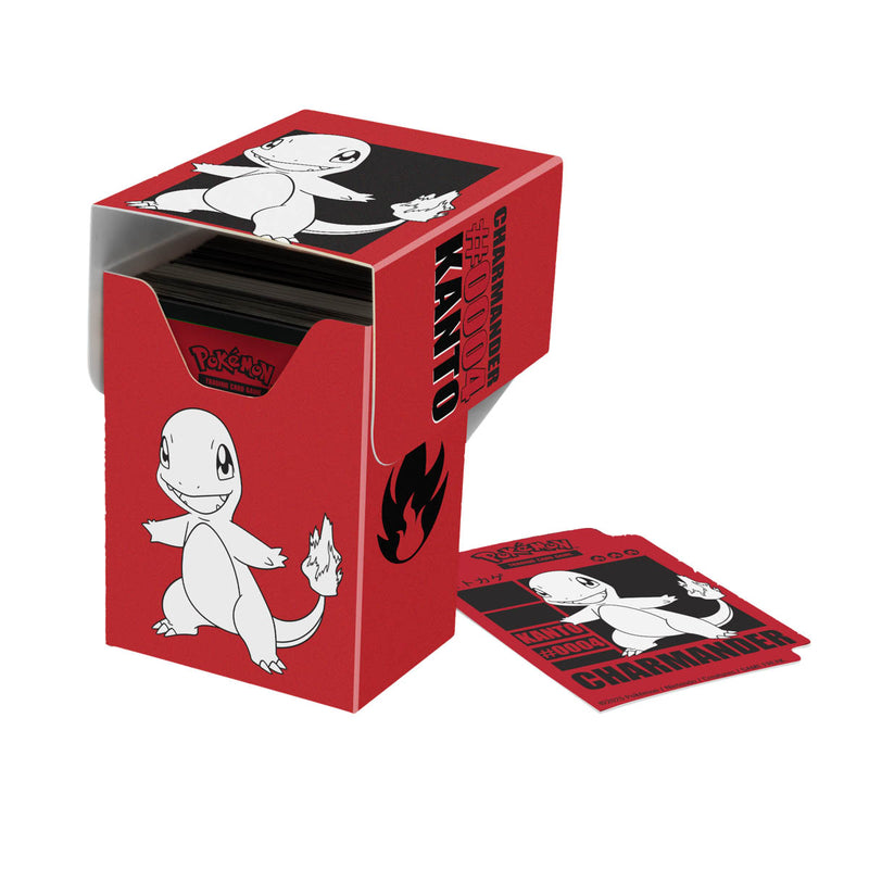 Ultra Pro: Deck Box 75+ - "Kanto Charmander" Pokémon (Full View) Deck Boxes & Storage Ultra Pro