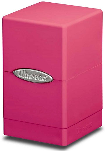 Ultra Pro: Satin Tower 100+ - Bright Pink Deck Boxes & Storage Ultra Pro