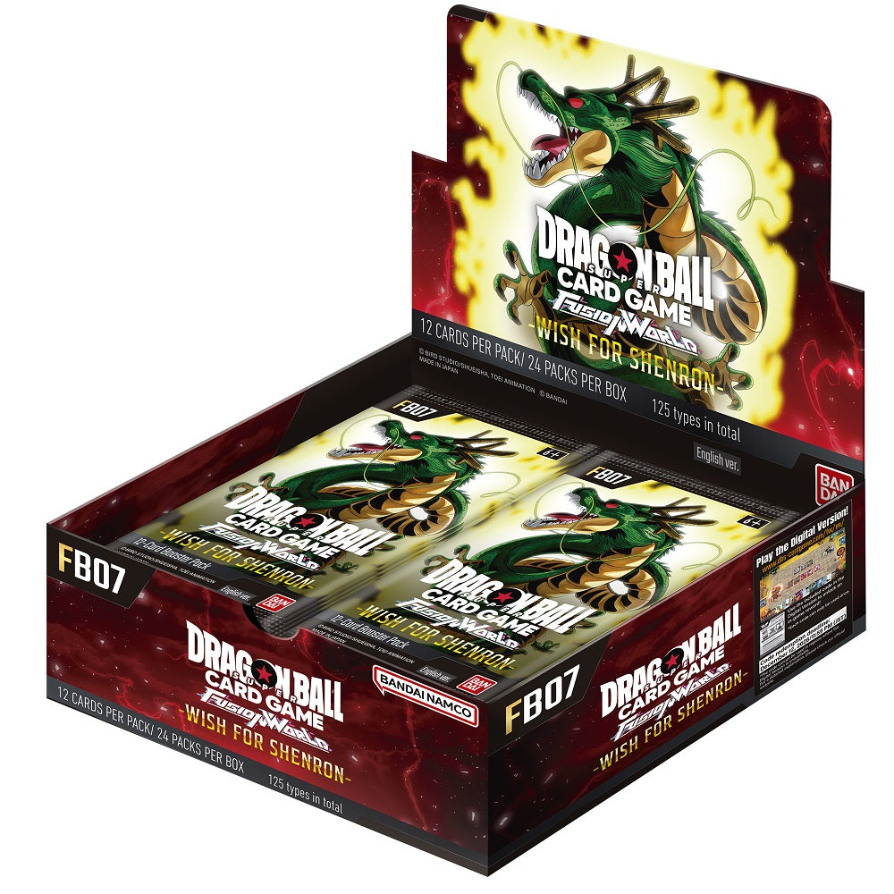 Dragon Ball Super Fusion World: Set 7 - Wish For Shenron [FB07] - Booster Box Dragon Ball Super Sealed Dragon Ball Super