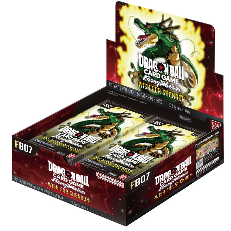 Dragon Ball Super Fusion World: Set 7 - Wish For Shenron [FB07] - Booster Box Dragon Ball Super Sealed Dragon Ball Super