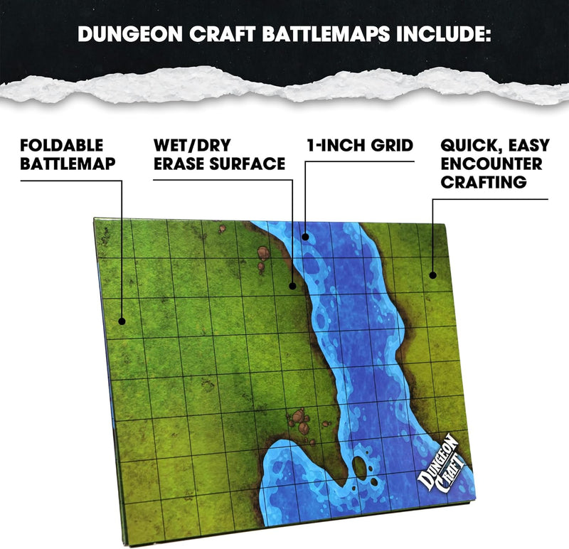 Dungeon Craft: Battlemaps - Grasslands Pack Tabletop RPGs 1985 Games