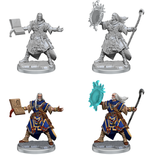 Pathfinder Legendary Cuts Miniatures: W2 Human Wizard RPG Miniatures WizKids   