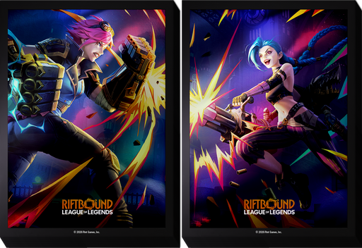 Riftbound: Art Sleeves - "Vi VS Jinx" Vendetta 100Ct (Release Date: July 31) Card Sleeves Riot Games