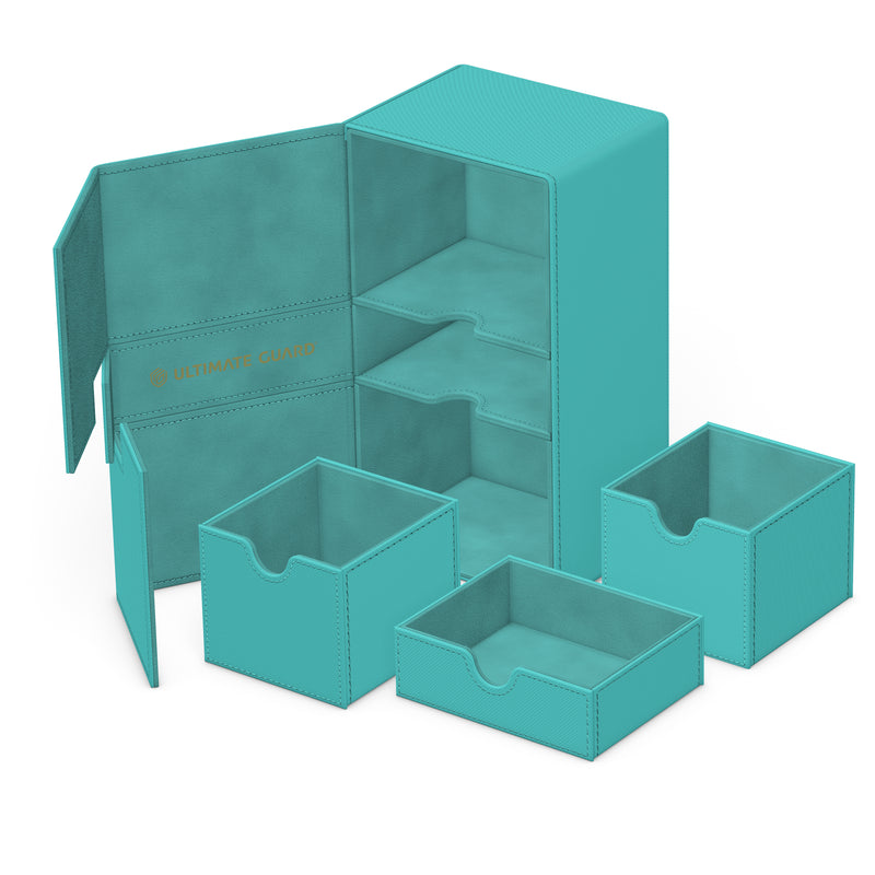 Ultimate Guard: Flip'N'Tray Deck Case 200+ - Lagoon Deck Boxes & Storage Ultimate Guard