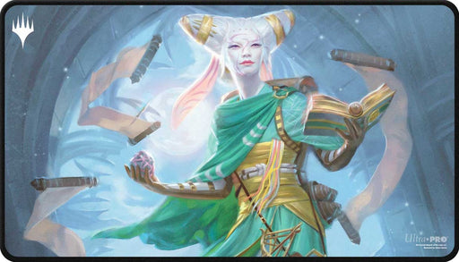 Ultra Pro: Black Stitched Playmat - "Tamiyo, Field Researcher" MTG Innistrad Remastered Playmats Ultra Pro