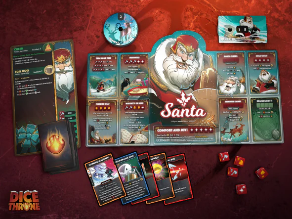 Dice Throne: Christmas Special - Santa V Krampus Board Games Roxley Games