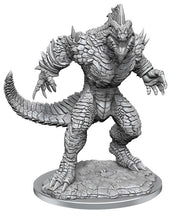 D&D Nolzur's Marvelous Miniatures: W21 Lizardfolk Render Unpainted Miniatures WizKids