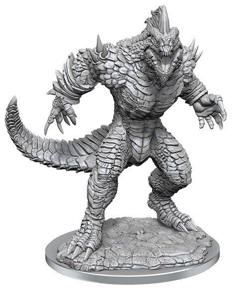 D&D Nolzur's Marvelous Miniatures: W21 Lizardfolk Render Unpainted Miniatures WizKids