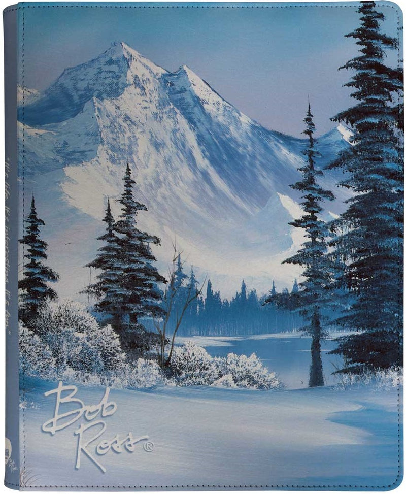 Ultra Pro: 9-Pocket Zippered Pro-Binder "Winter Paradise" Bob Ross Binders & Pages Ultra Pro