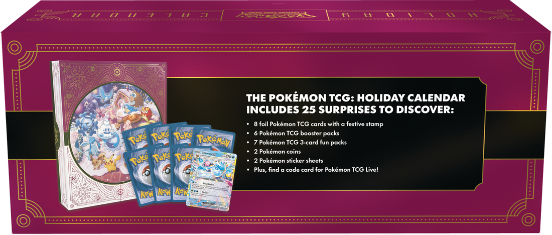 Pokémon Holiday Calendar 2025 Pokemon Sealed Pokémon