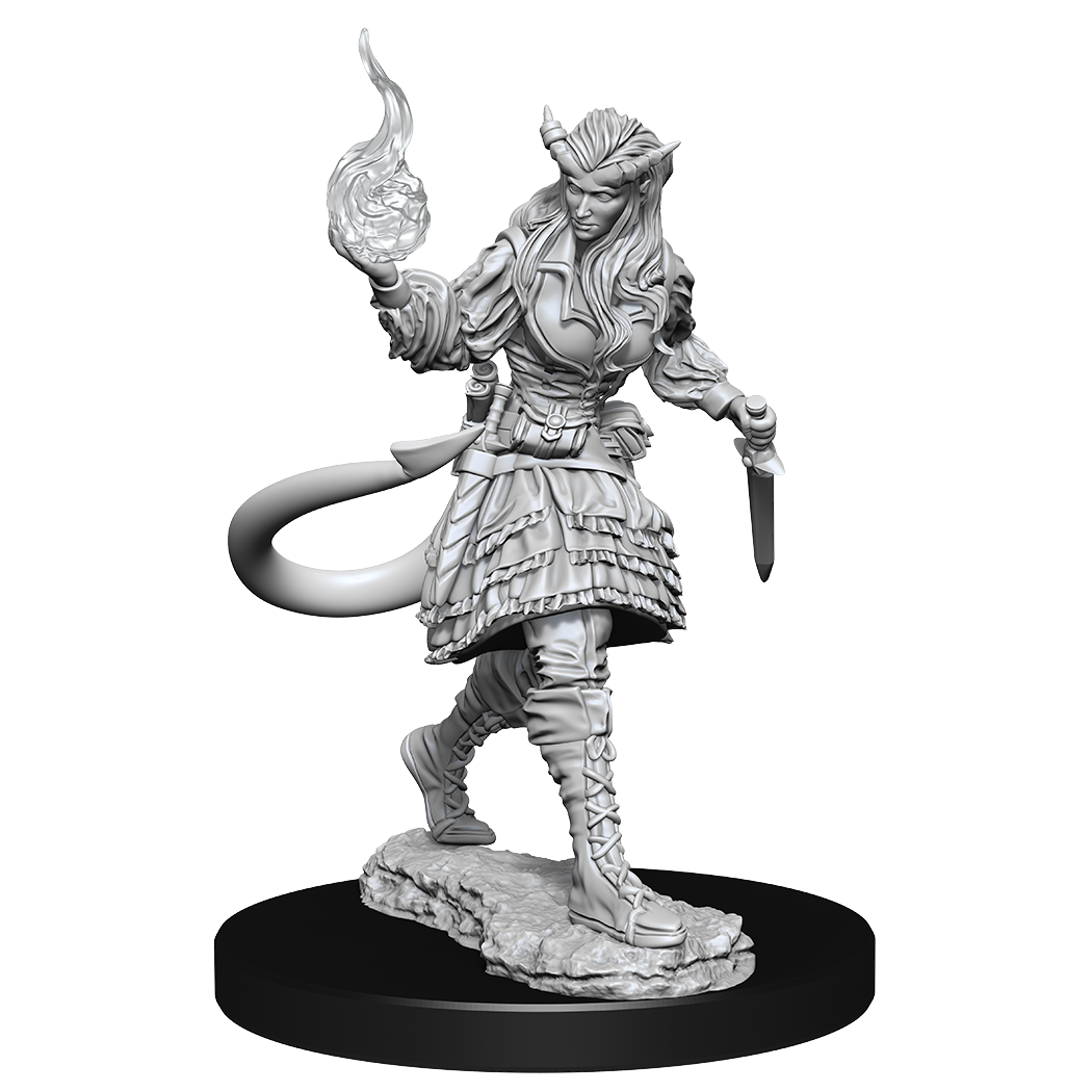 D&D Nolzur’s Marvelous Miniatures: W15 Tiefling Sorcerer Female RPG Miniatures WizKids