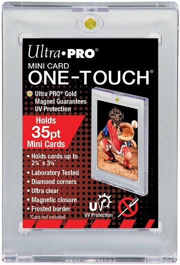 Ultra Pro: 35pt MINI Card One-Touch Magnetic Card Holder Card Holders & Protectors Ultra Pro