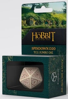 Q-Workshop: Jumbo Spindown D20 Die "Terra" The Hobbit Dice & Gaming Accessories Q Workshop