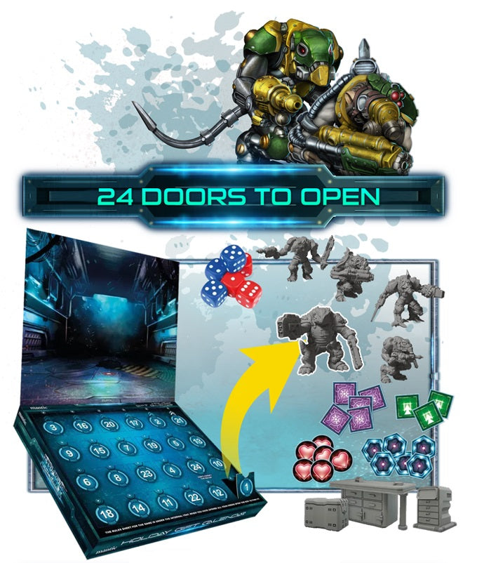 Deep Space Pest Control Holiday Gift Calendar Board Games Mantic Games