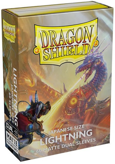 Dragon Shield: Japanese Size Sleeves - Dual Matte Lightning 60Ct