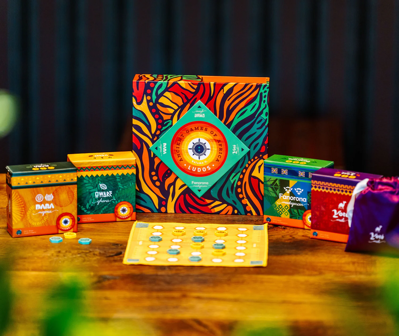 Ludos: Ancient Games Africa Collection - Set of 4 Games Board Games Lemery Games