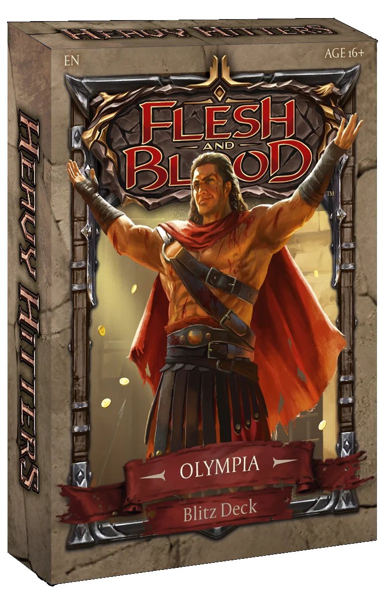 Flesh and Blood Heavy Hitters - Blitz Deck (Olympia) Flesh And Blood Sealed Flesh And Blood   