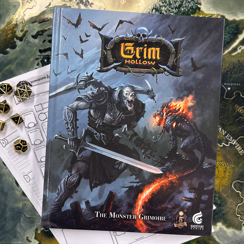 Grim Hollow: The Monster Grimoire Tabletop RPGs Ghostfire Games