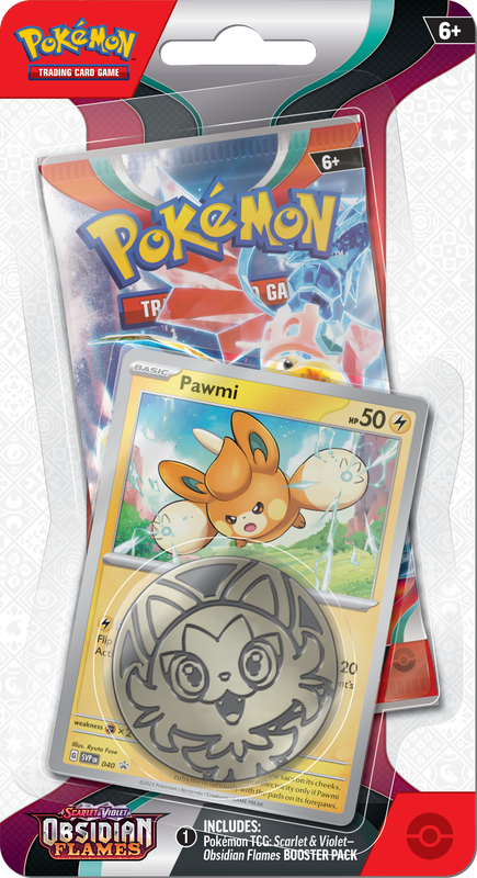 Pokémon Scarlet & Violet: Obsidian Flames - Checklane Blister (Random Promo) Pokemon Sealed Pokémon