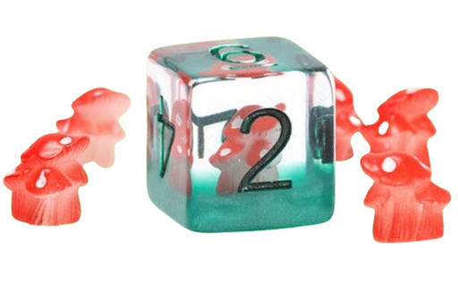 Sirius Dice: 7-Die Dice Set - Power Mushroom Dice & Gaming Accessories Sirius Dice