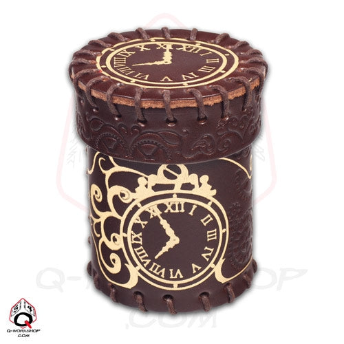 Q Workshop: Steampunk Leather Dice Cup Dice & Gaming Accessories Q Workshop