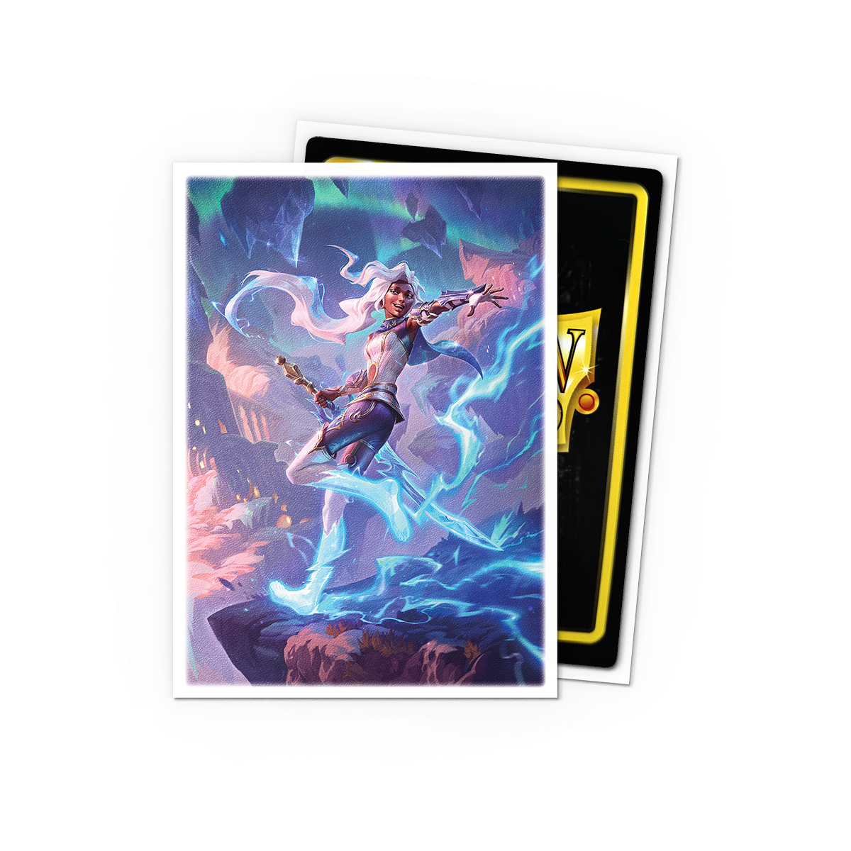 Dragon Shield: Matte Art Sleeves - "Aurora" Flesh and Blood 100Ct Card Sleeves Dragon Shield