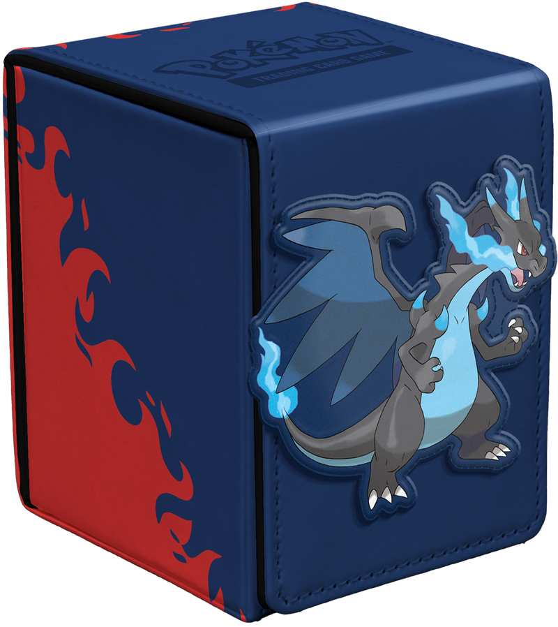 Ultra Pro: Alcove Flip - "Mega Charizard X" Pokemon Deck Boxes & Storage Ultra Pro