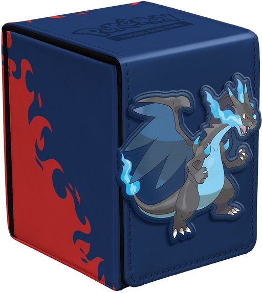 Ultra Pro: Alcove Flip - "Mega Charizard X" Pokemon Deck Boxes & Storage Ultra Pro