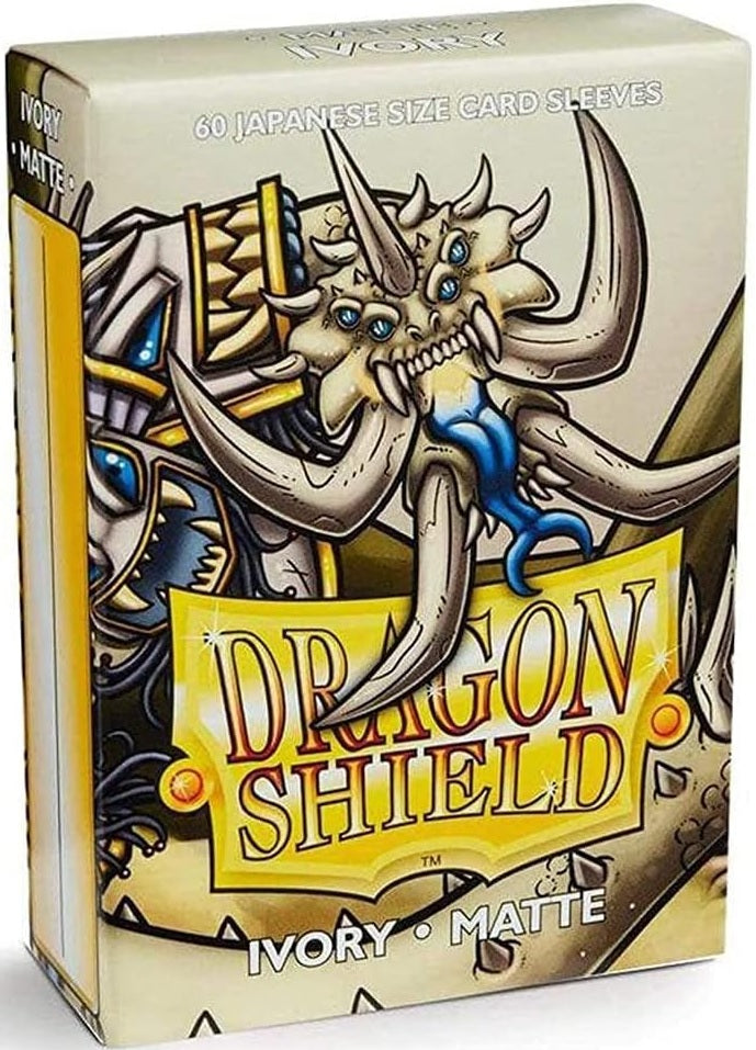 Dragon Shield: Japanese Size Sleeves - Matte Ivory 60Ct Card Sleeves Dragon Shield
