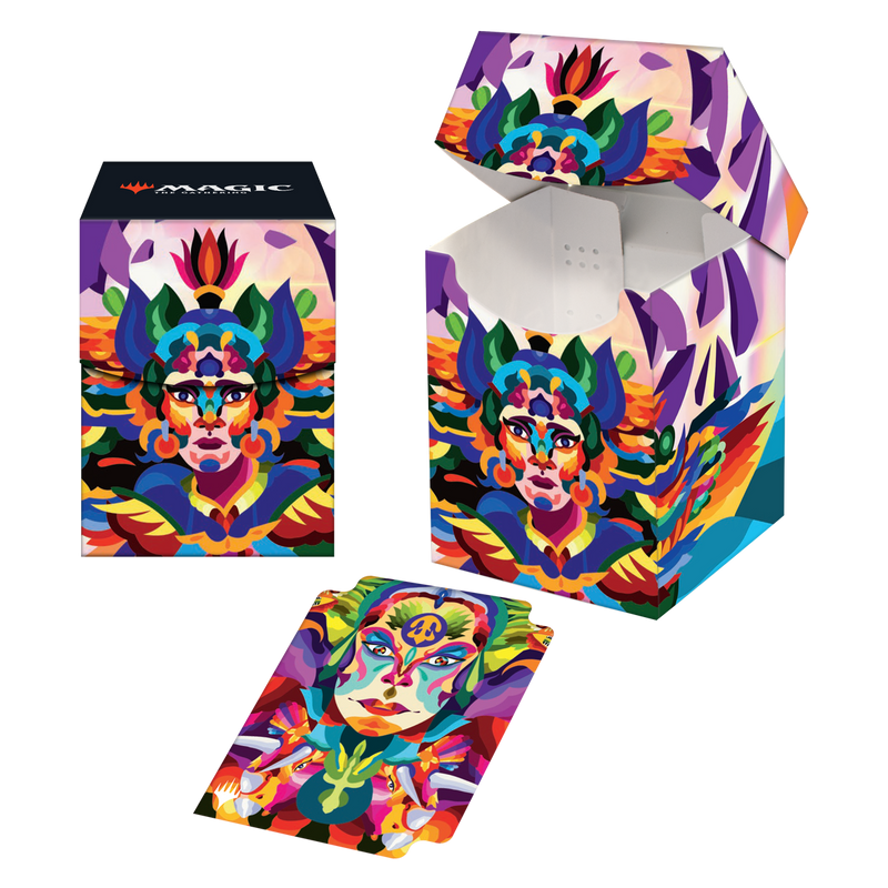 Ultra Pro MTG - The Lost Caverns of Ixalan: Huatli, Poet of Unity 100+ Deck Box Deck Boxes & Storage Ultra Pro