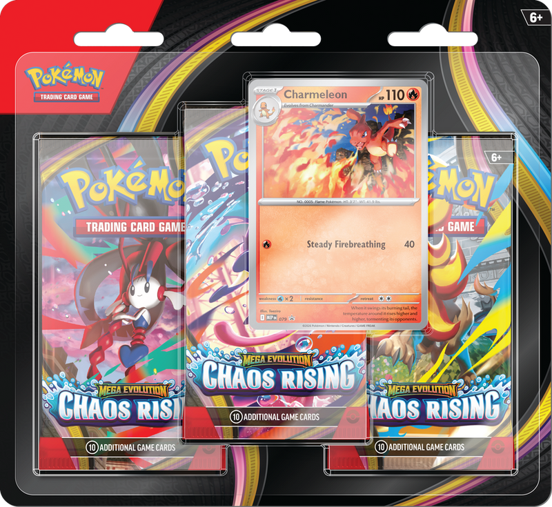 Pokémon Chaos Rising - 3-Pack Blister (Limit 1) (Random Promo) Pokemon Sealed Pokémon